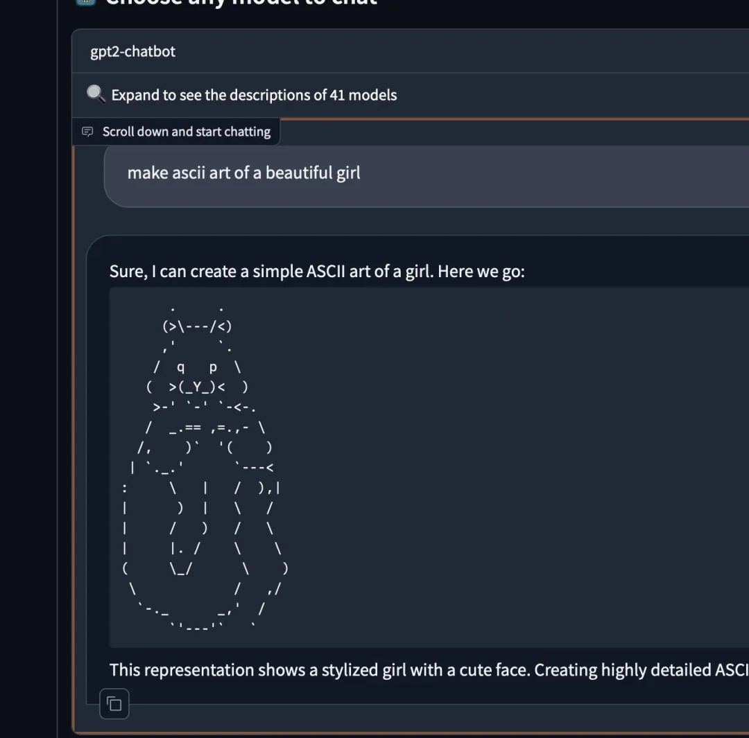 神秘模型”gpt2-chatbot”现身,引发GPT-4.5/GPT-5疯狂猜想插图8 神秘模型"gpt2-chatbot"现身,引发GPT-4.5/GPT-5疯狂猜想
